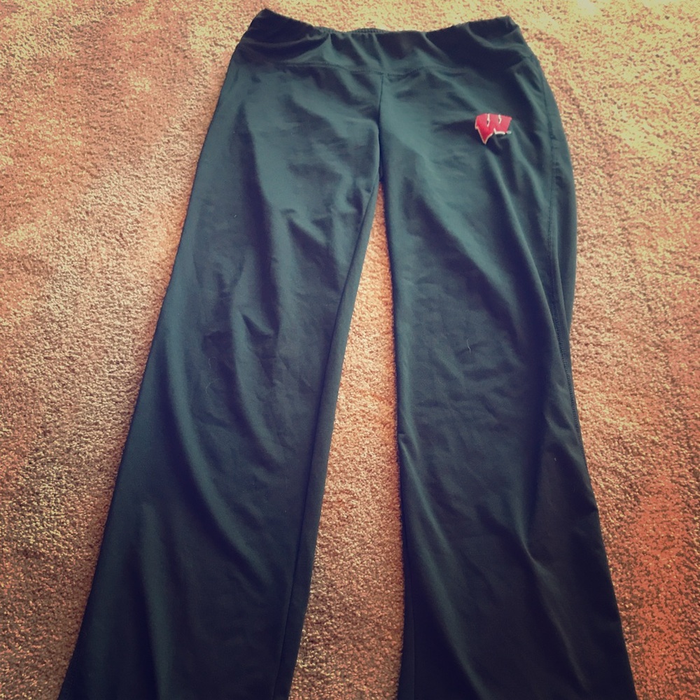 Black collegiate leggings